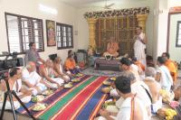 Dharma Sabha - Swagata by Shri Satish Tonse - HH Swamiji's visit to Sunkadakatte Shri Vinayaka Temple on 5th Vardhanti of Temple (15 April 2026)